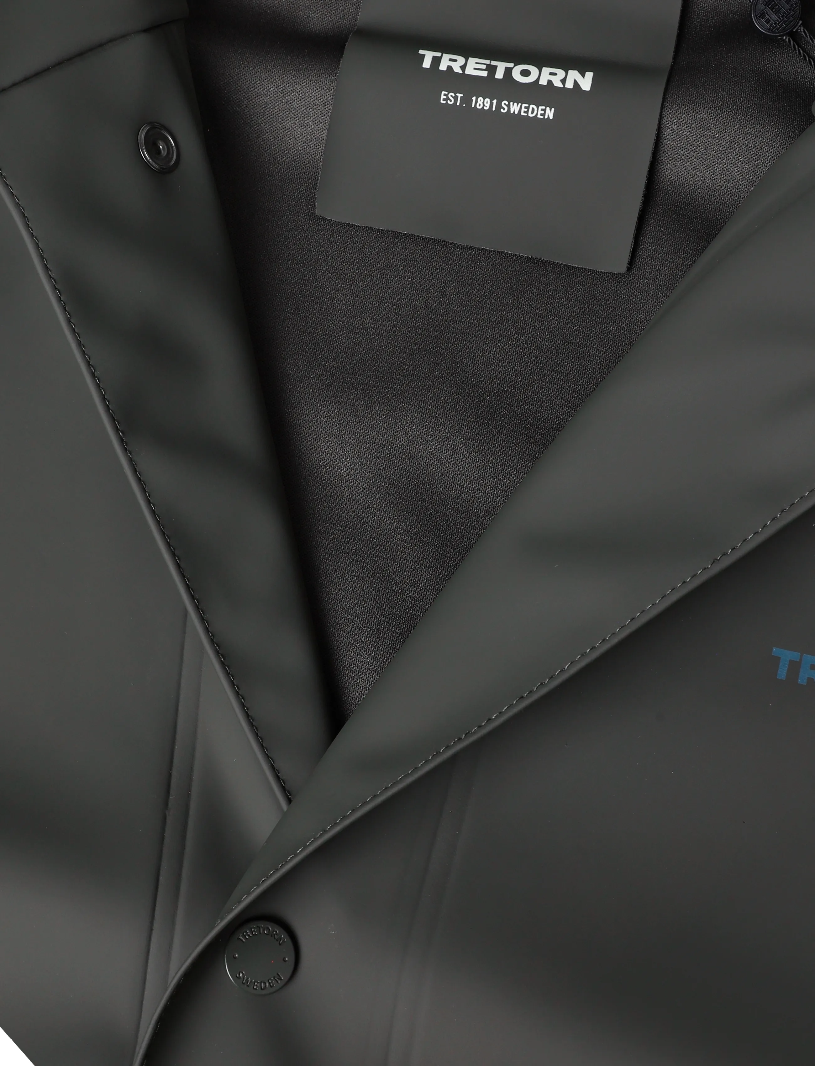 Tretorn - WINGS LONG RAIN JACKET - regenmäntel - 531/beluga - 2