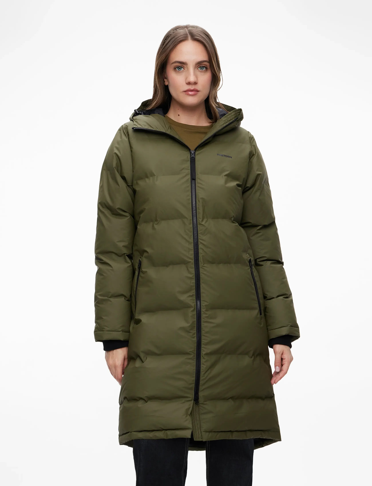 Tretorn - LEIA COAT - dun- & vadderade jackor - 518/olive - 4