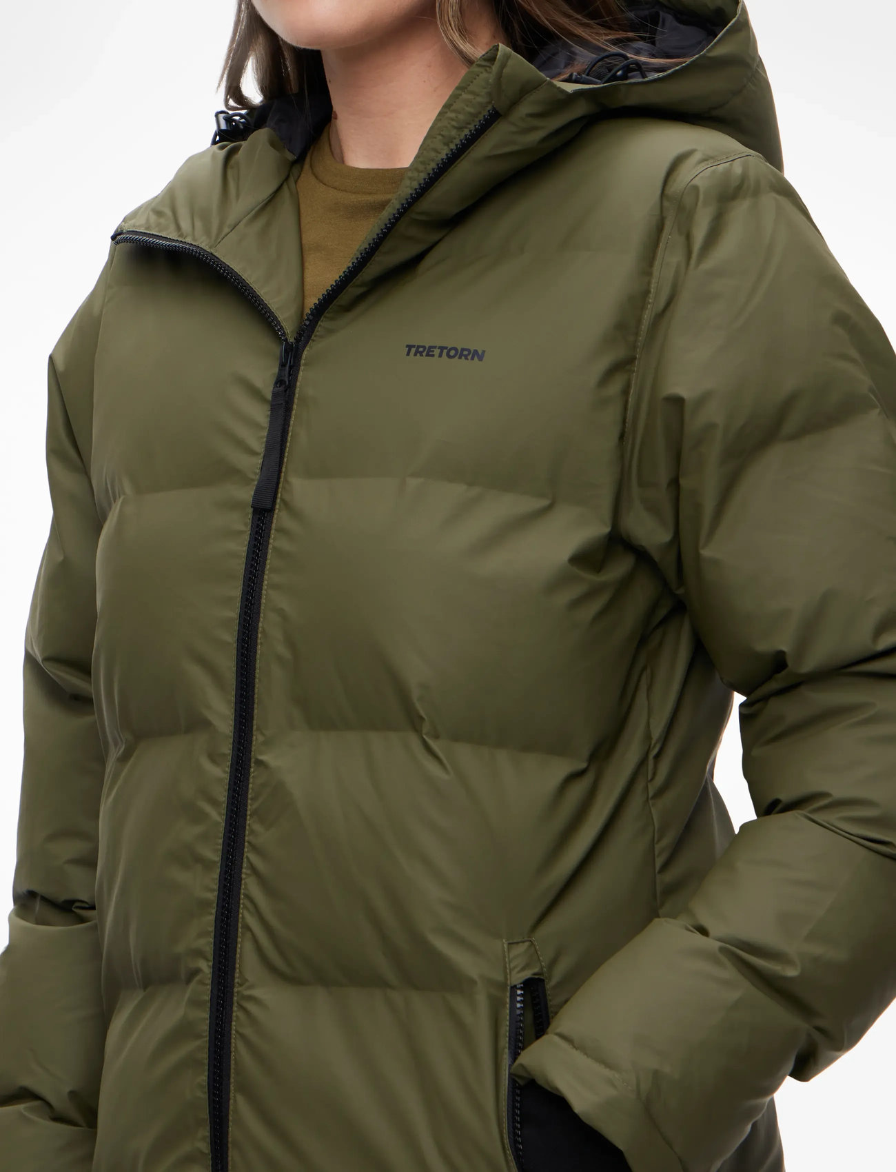 Tretorn - LEIA COAT - dun- & vadderade jackor - 518/olive - 5