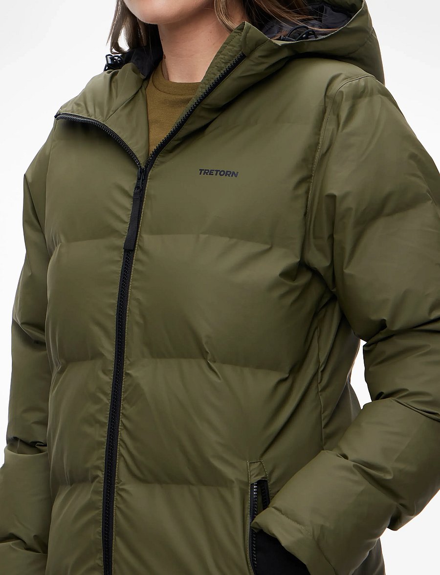 Tretorn - LEIA COAT - vinterjackor - 518/olive - 5