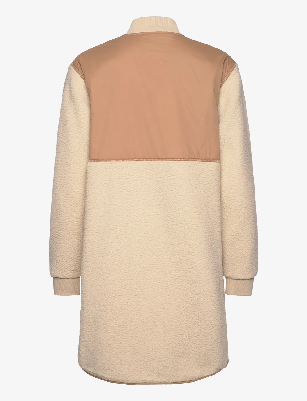 Long pile 2025 coat beige