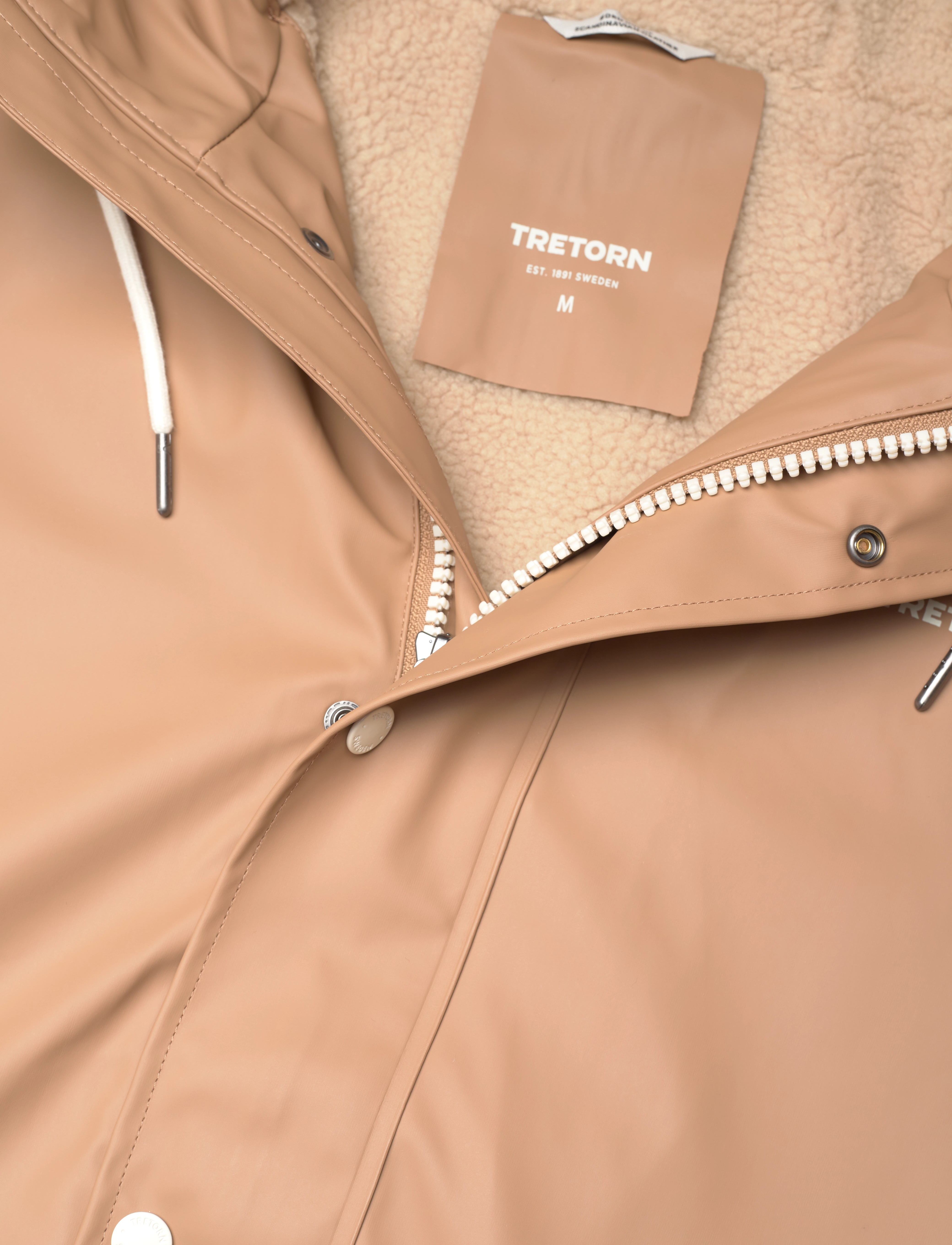 Tretorn - WINGS PILE RAIN COAT - 616/khaki beige - 2