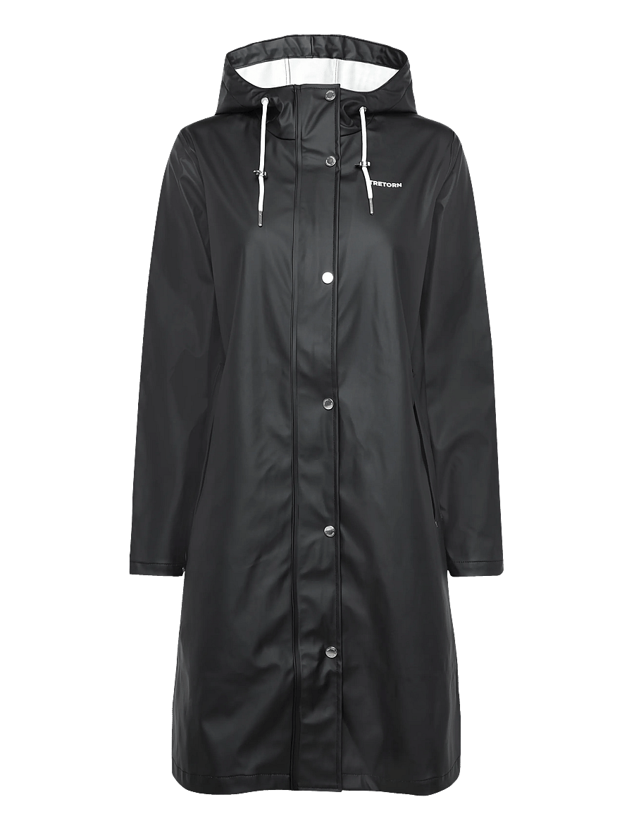 Tretorn - WINGS A-SHAPE RAIN COAT - regenmäntel - 059/black - 0