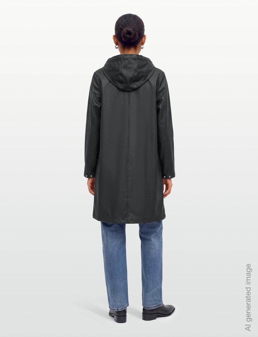 Tretorn - WINGS A-SHAPE RAIN COAT - regenmäntel - 059/black - 4