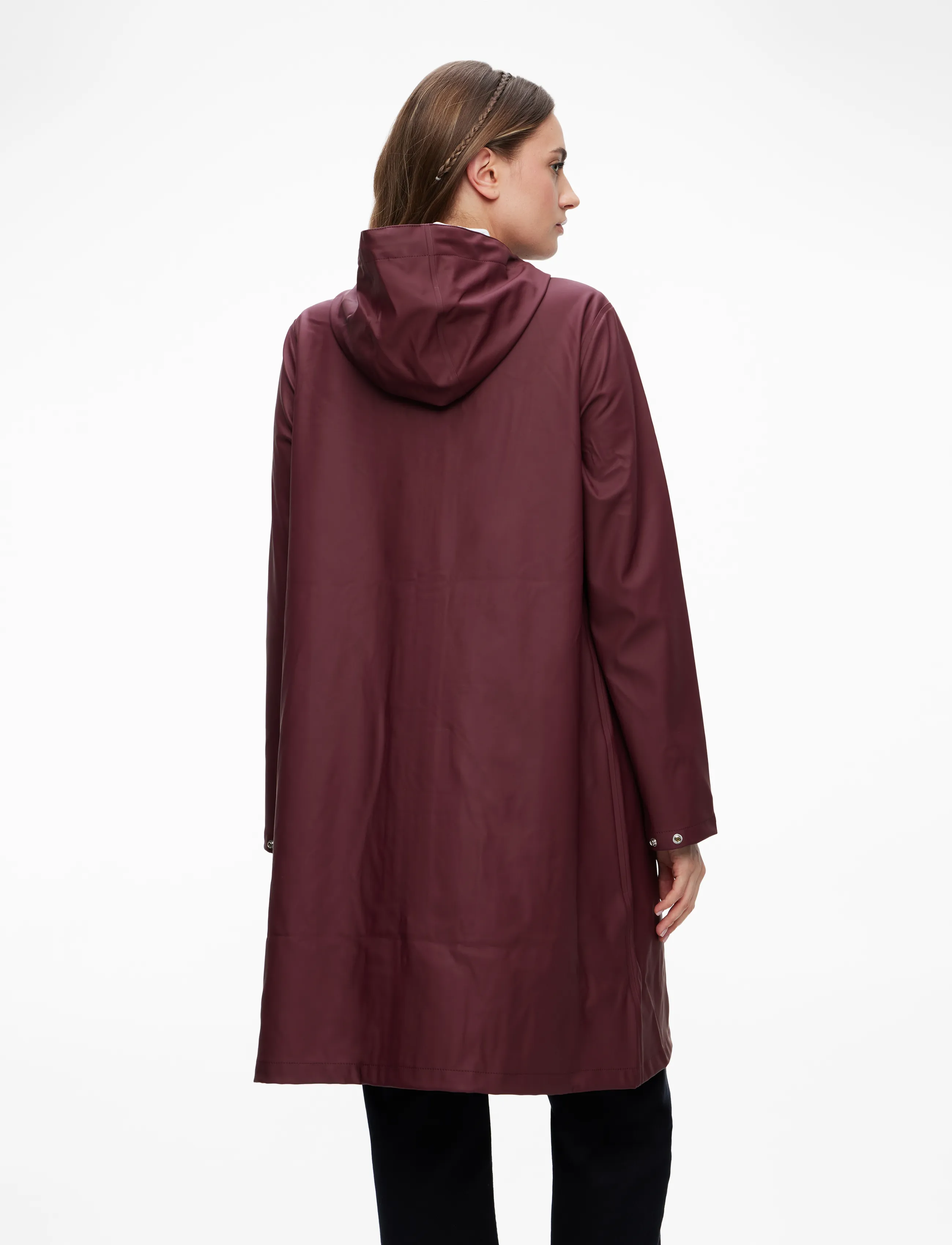 Tretorn - WINGS A-SHAPE RAIN COAT - overtøj - 314/burgundy - 4