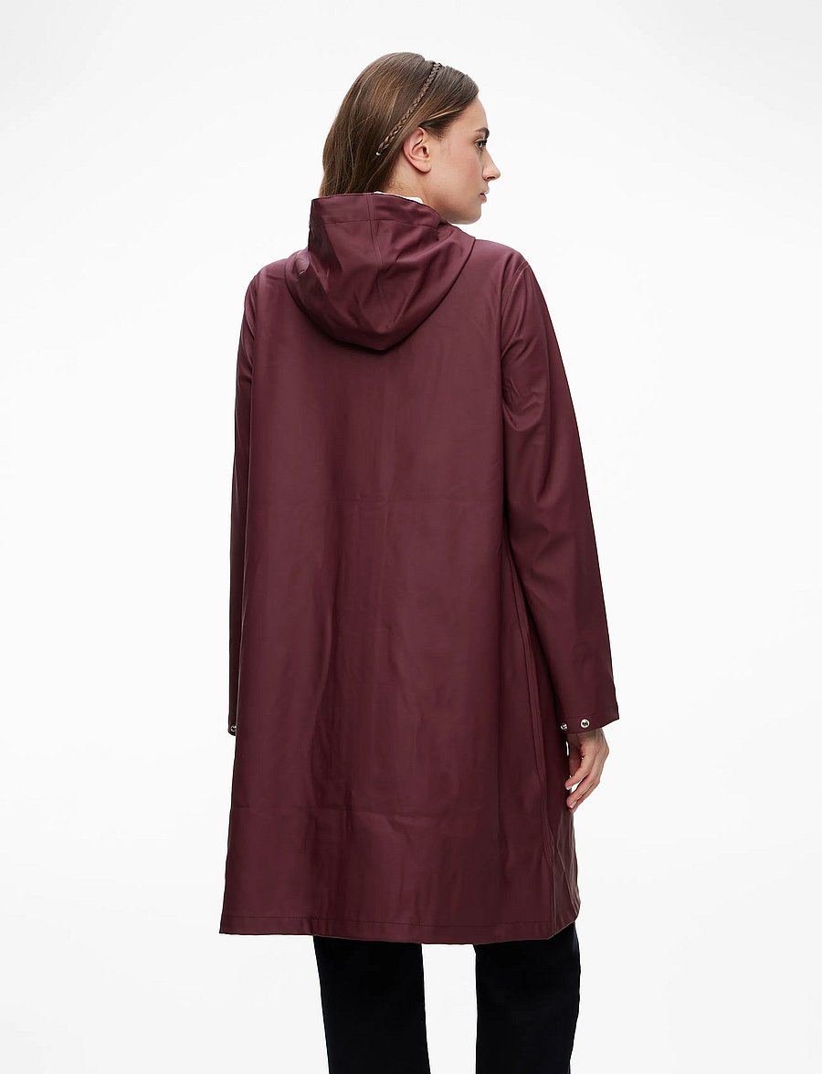 Tretorn - WINGS A-SHAPE RAIN COAT - sadetakit - 314/burgundy - 4