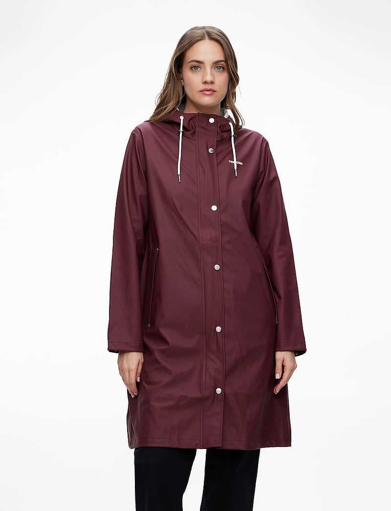 Tretorn - WINGS A-SHAPE RAIN COAT - vihmamantlid - 314/burgundy - 0