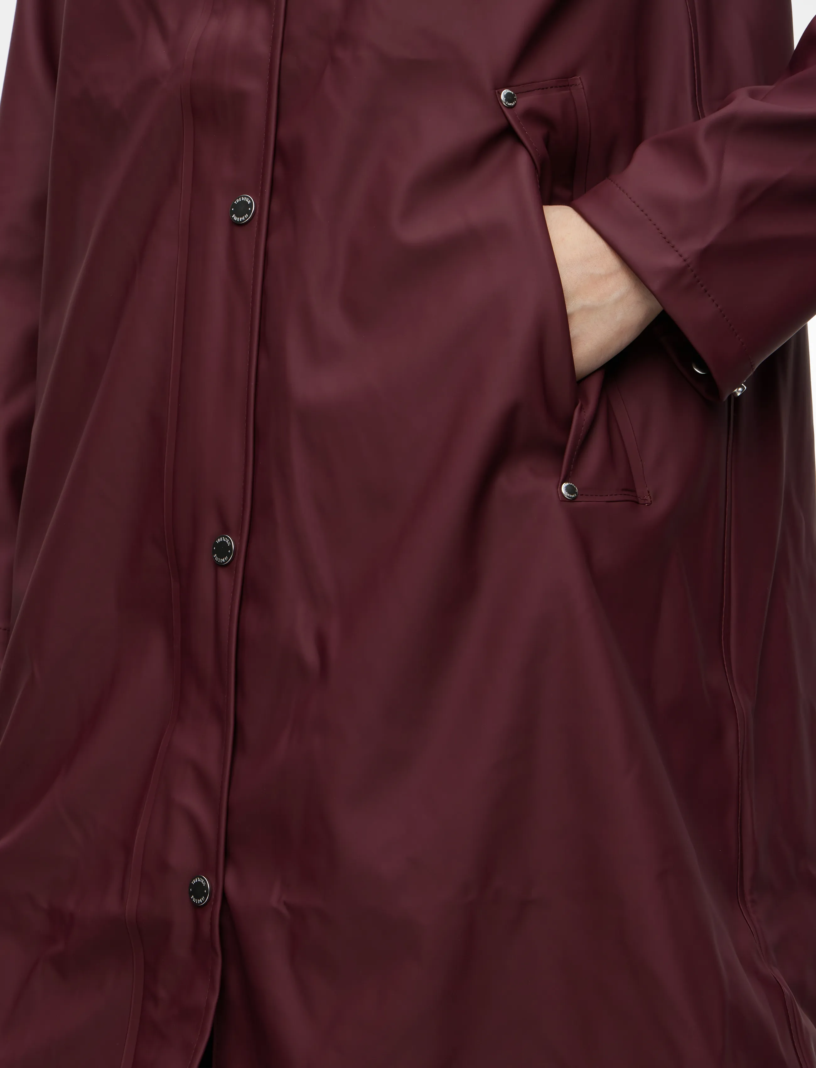Tretorn - WINGS A-SHAPE RAIN COAT - overtøj - 314/burgundy - 5