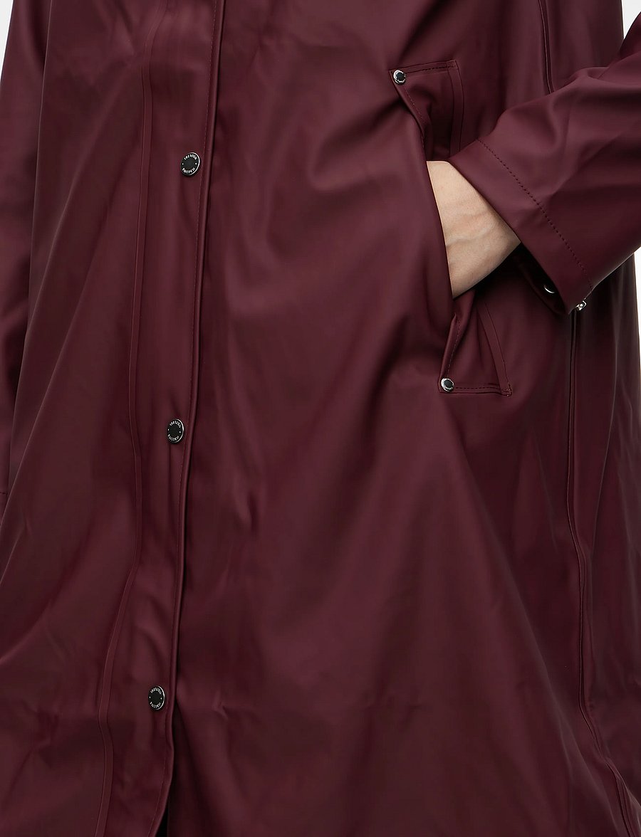Tretorn - WINGS A-SHAPE RAIN COAT - sadetakit - 314/burgundy - 5