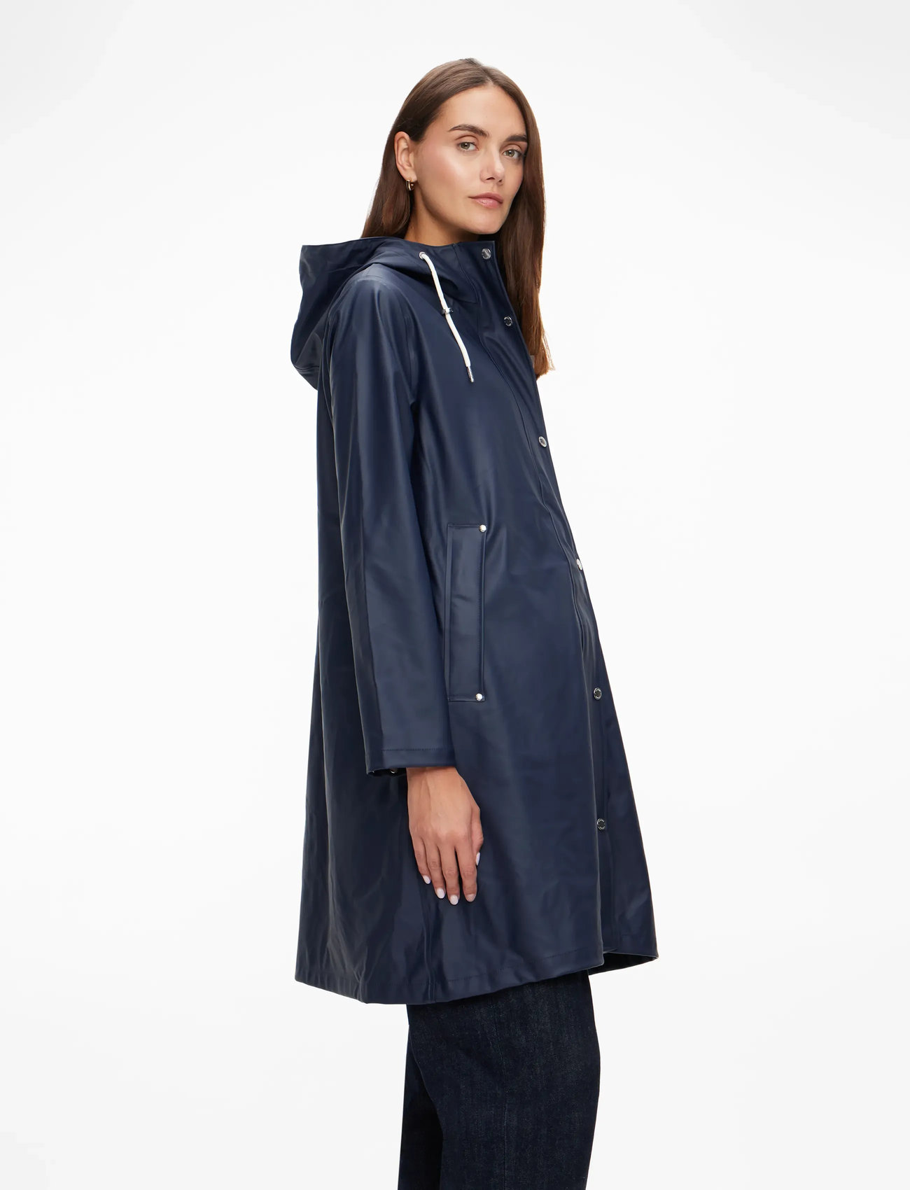 Tretorn - WINGS A-SHAPE RAIN COAT - Üleriided - 415/navy blaze - 2