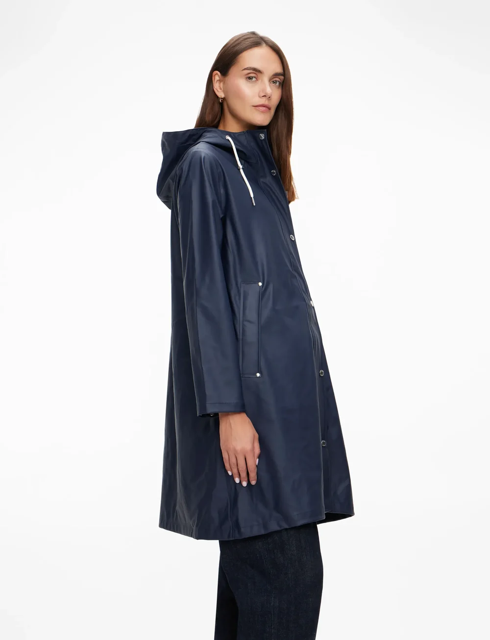 Tretorn - WINGS A-SHAPE RAIN COAT - regnjakker - 415/navy blaze - 3