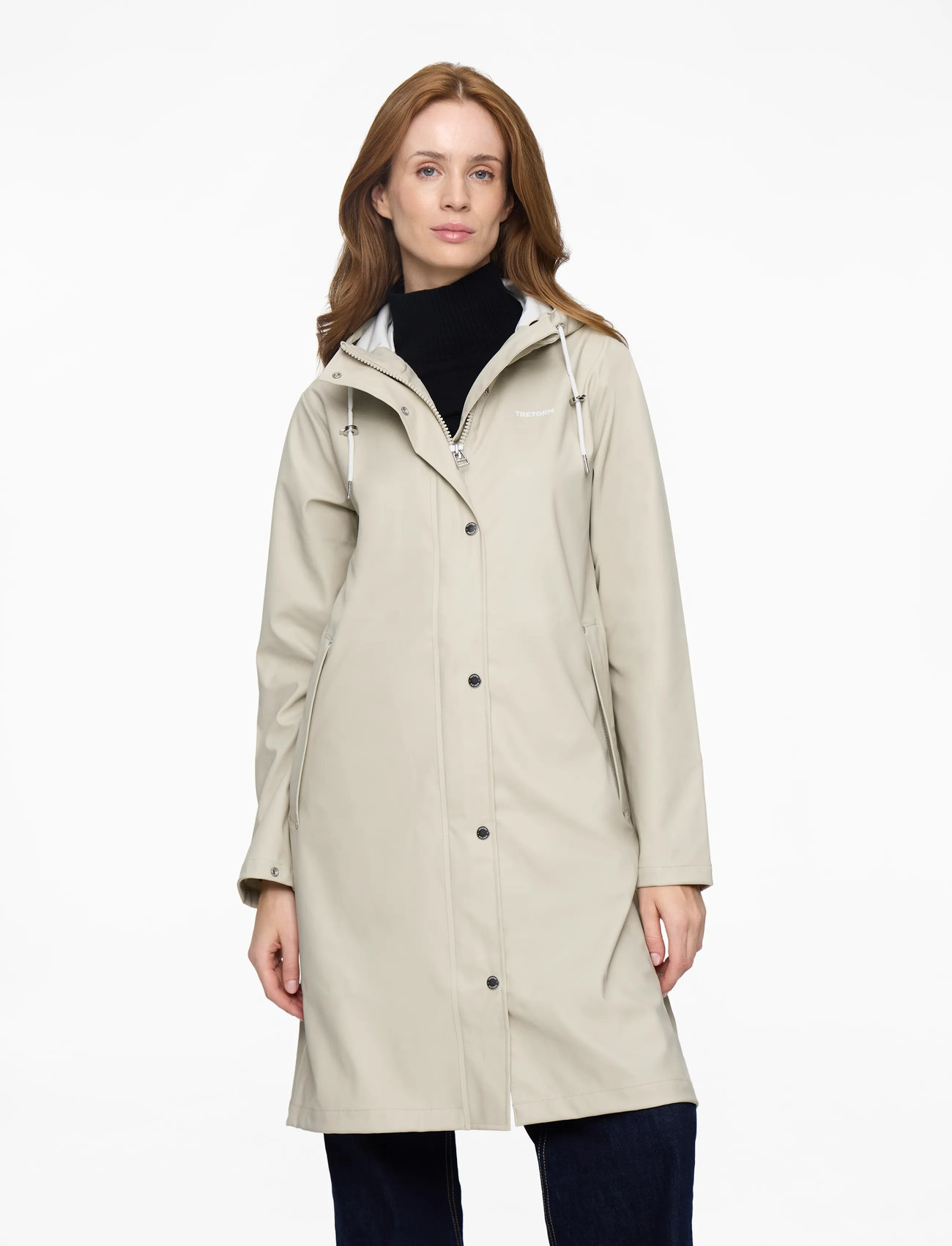 Tretorn - WINGS A-SHAPE RAIN COAT - regnjakker - 600/sand - 0