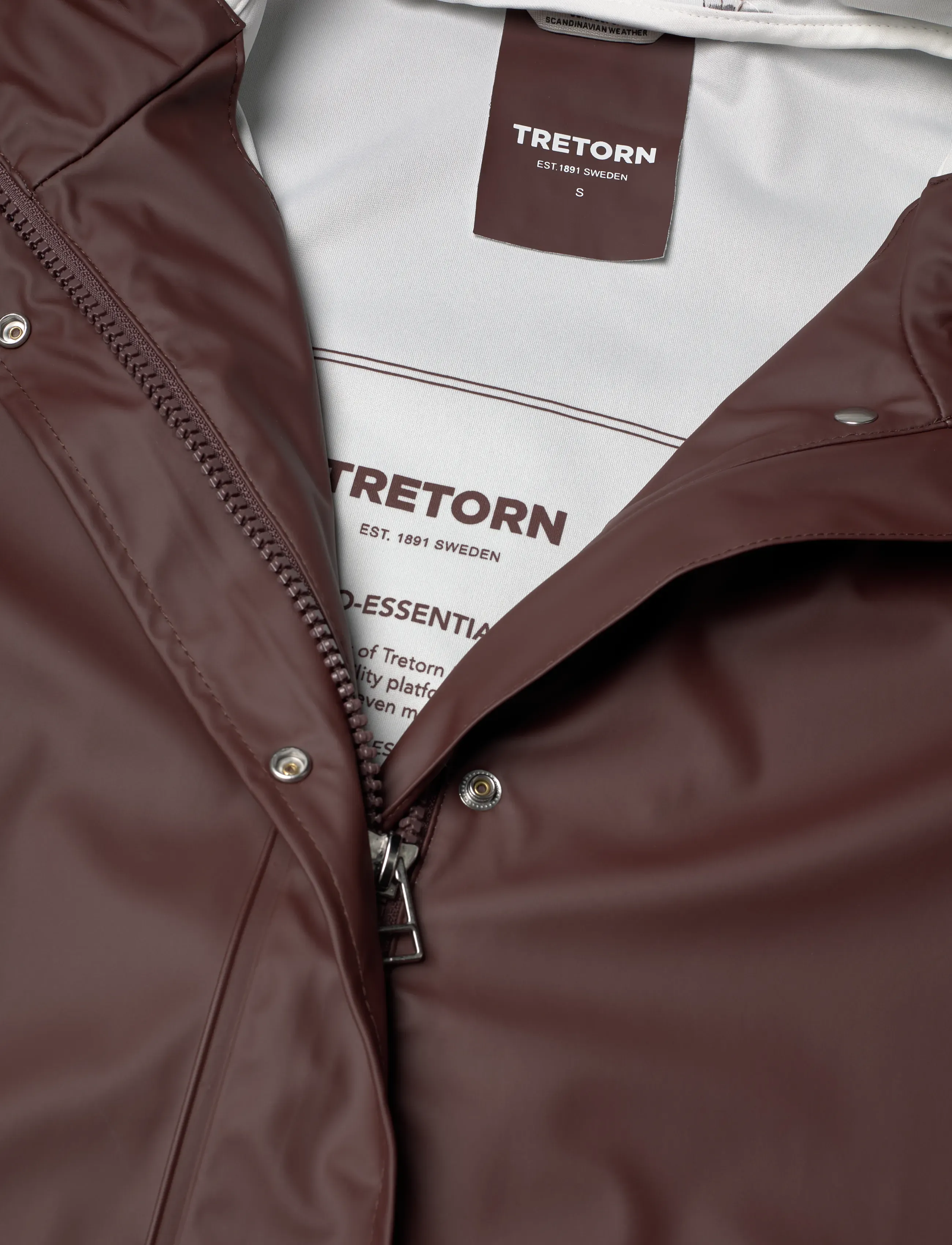 Tretorn - WINGS A-SHAPE RAIN COAT - regenmäntel - 635/french roast - 2