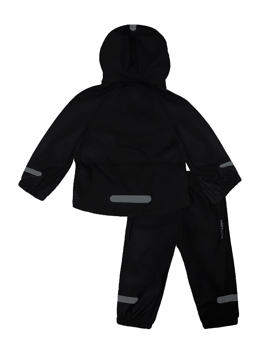 Tretorn - KIDS PACKABLE RAINBREAKER SET - spordidressid - 059/black - 1