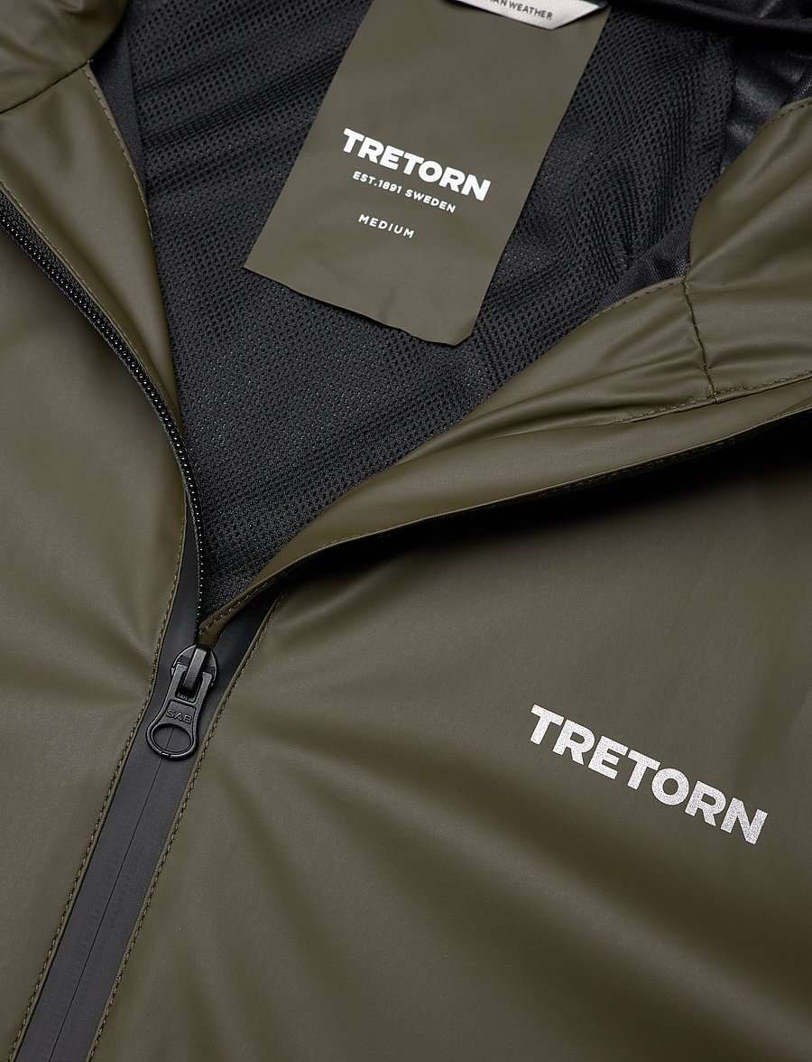 Tretorn - PACKABLE RAINBREAKER SET - wasserdichte hosen - 502/forest green - 4