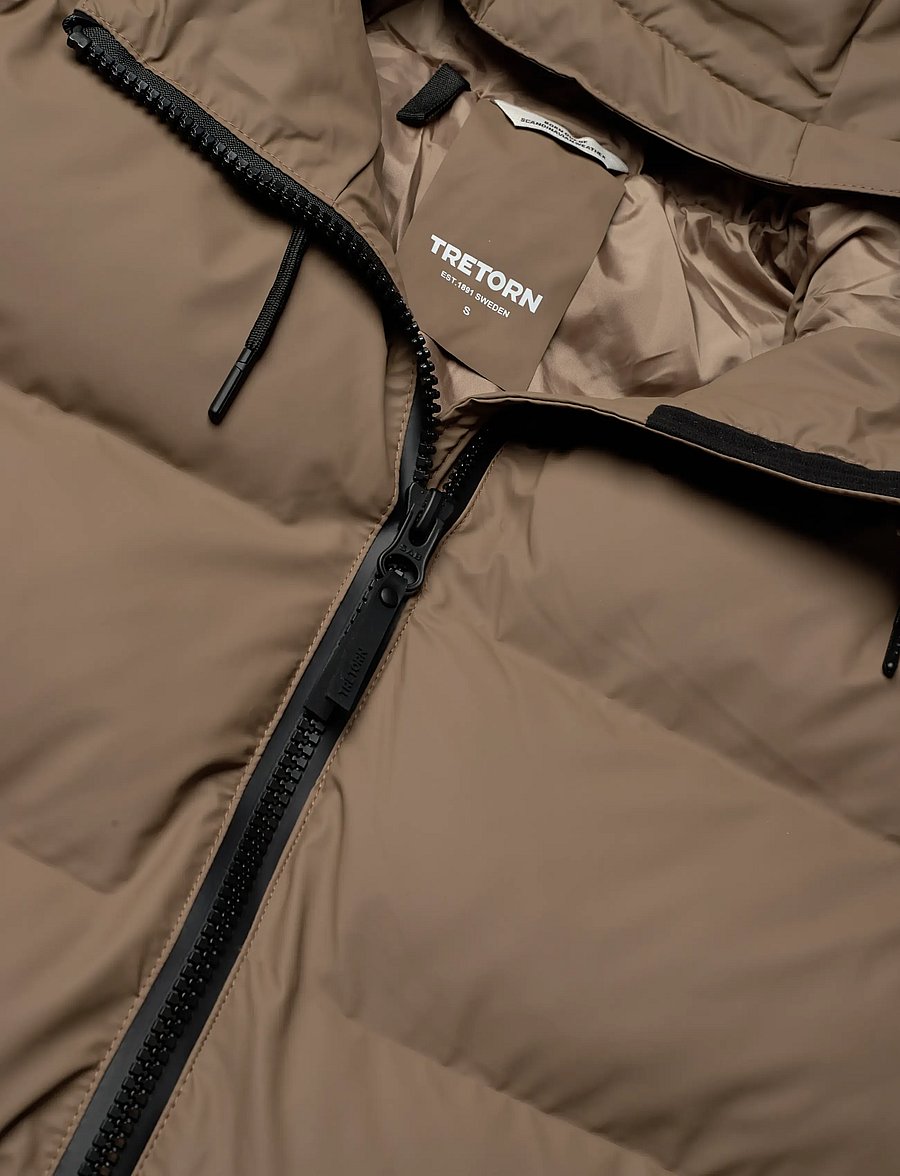 Tretorn - IVY PUFFER COAT - 618/shitake - 2