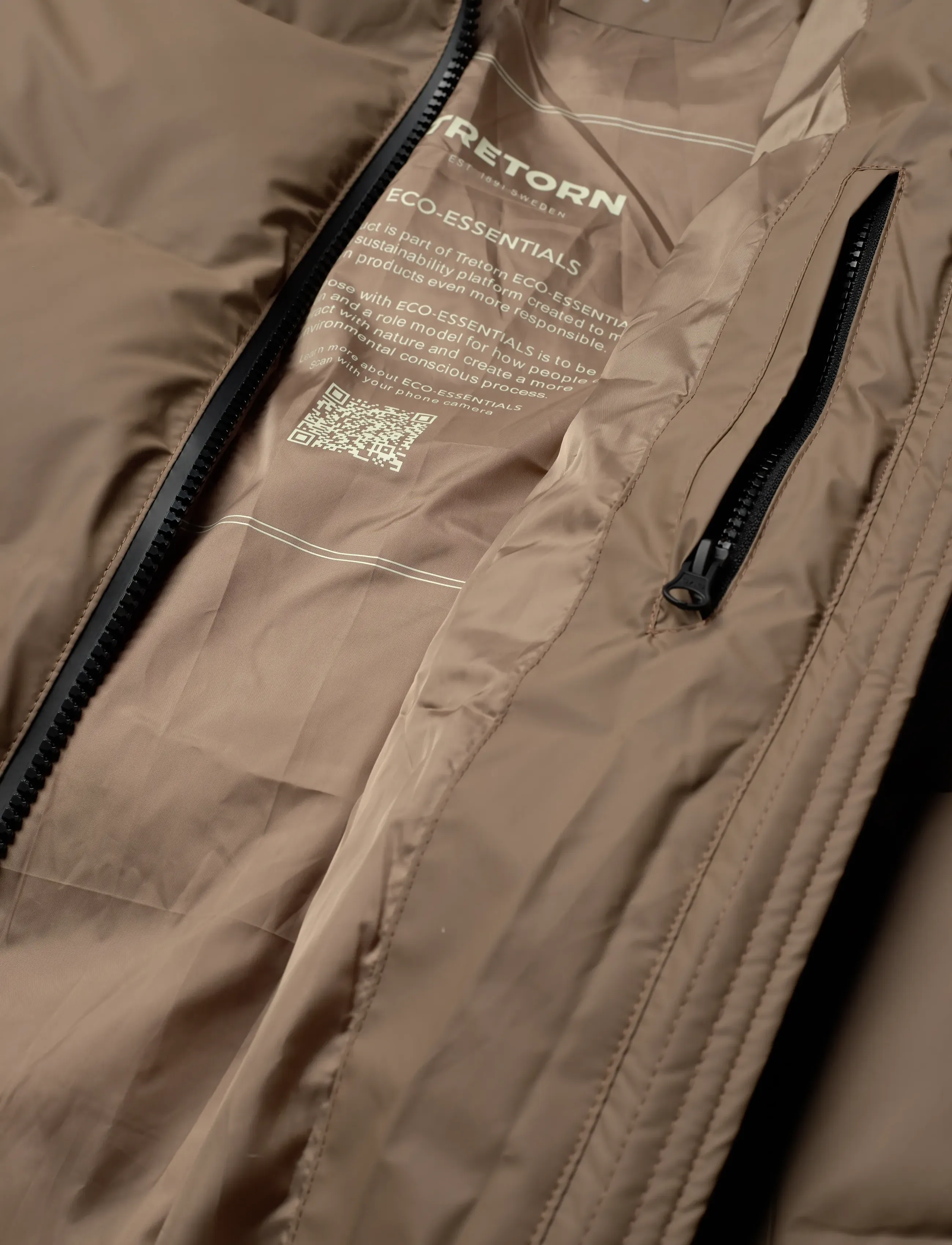 Tretorn - IVY PUFFER COAT - 618/shitake - 4
