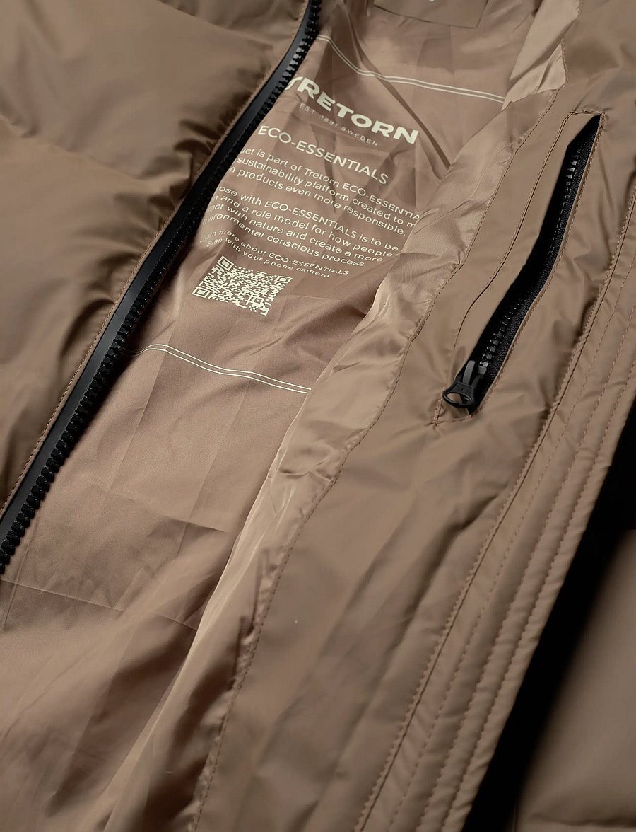 Tretorn - IVY PUFFER COAT - 618/shitake - 4