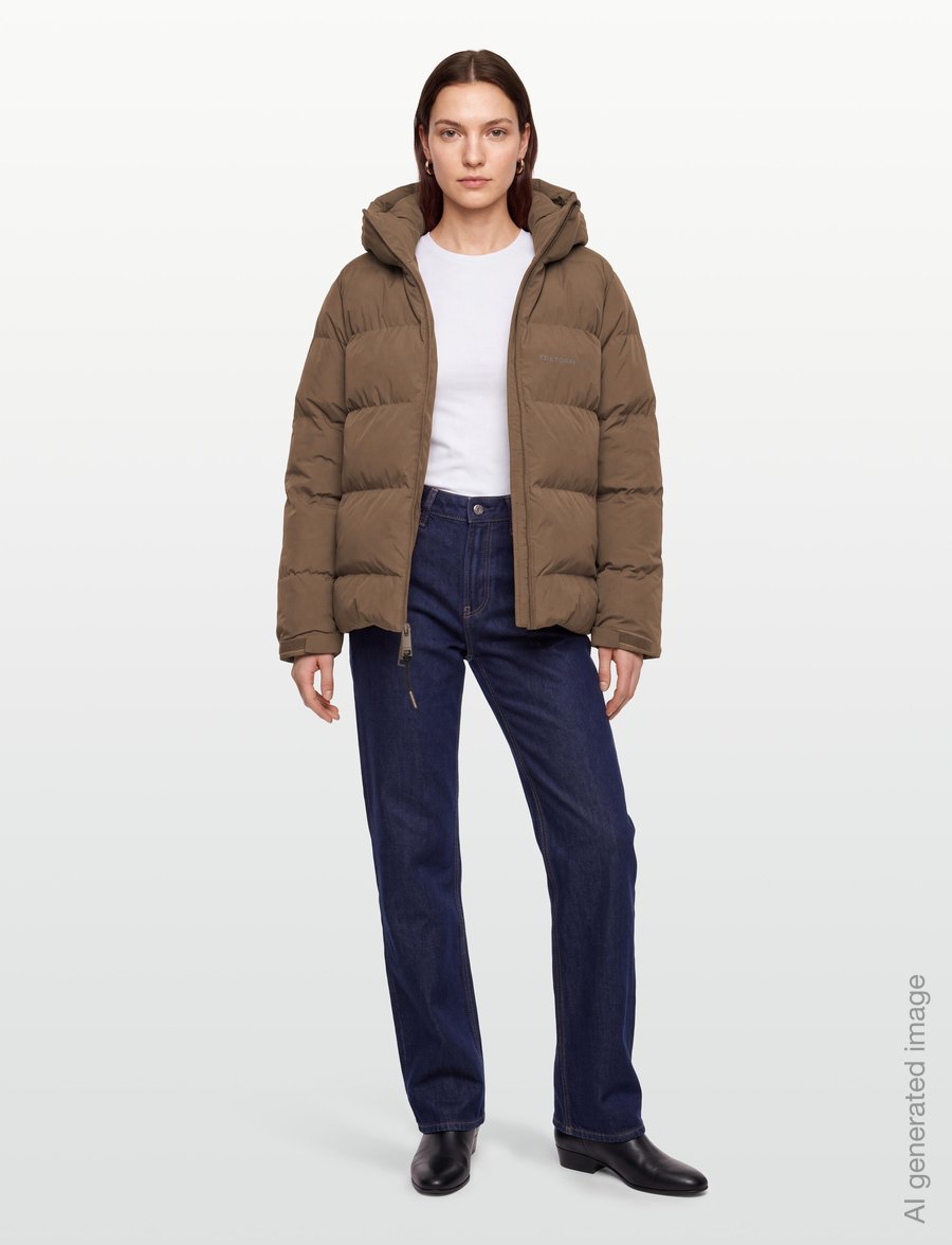 Tretorn - ARCTIC PUFFER JACKET W - winterjacken - 636/chocolate chip - 0