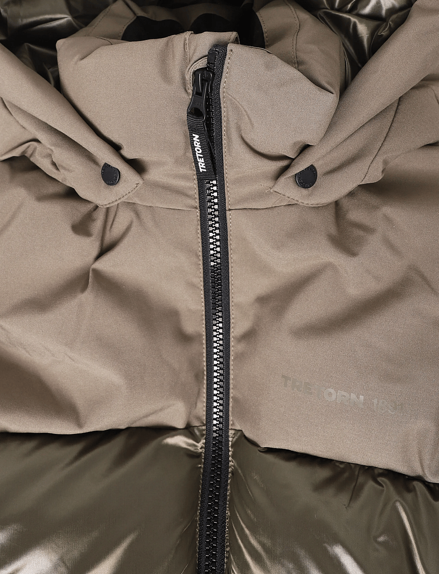 Tretorn - FLAKE PUFFER JACKET - isolerede jakker - 533/smokey olive - 2