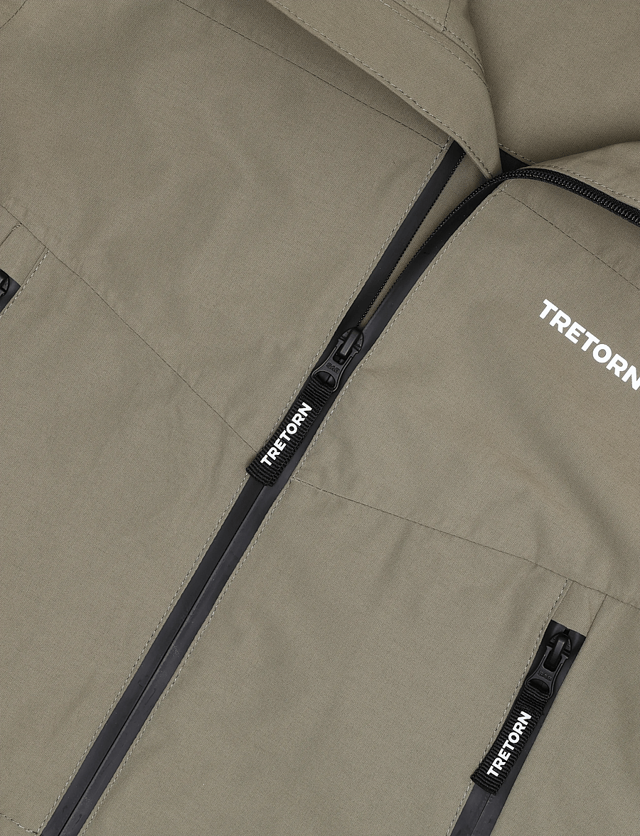 Tretorn - STORM SHELL JACKET - 533/smokey olive - 2