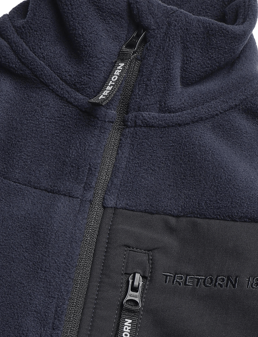 Tretorn - NORTH MICRO FLEECE JACKET - paksud joped - 419/deep navy - 2