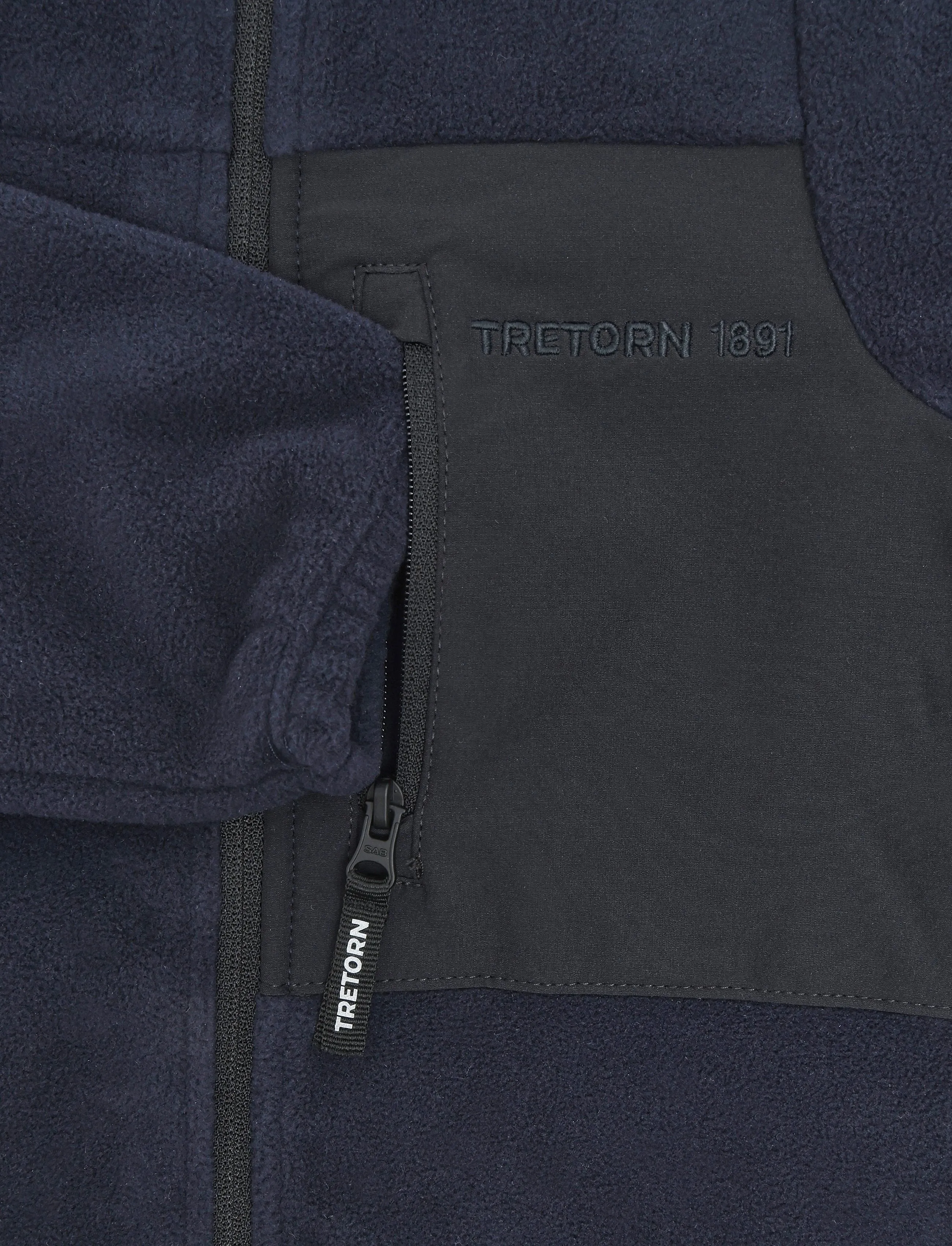 Tretorn - NORTH MICRO FLEECE JACKET - herbstjacken - 419/deep navy - 3