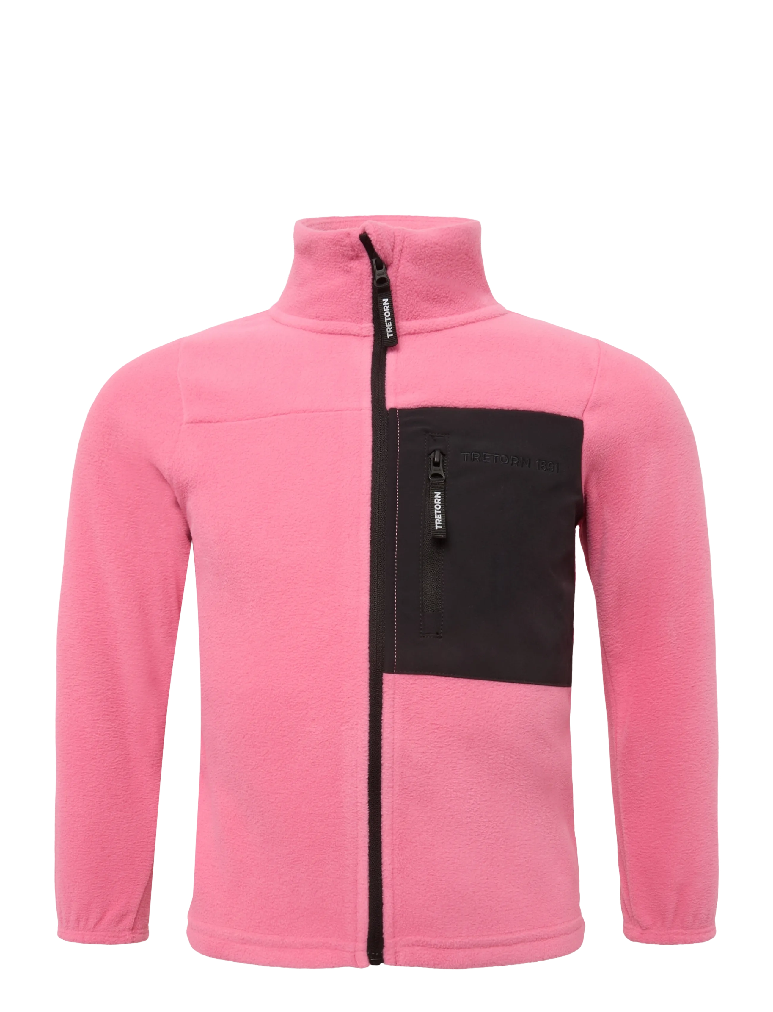 Tretorn North Micro Fleece Jacket, 146-152, Pink, Yderbeklædning Af Fleece > Fleecejakker, Børn