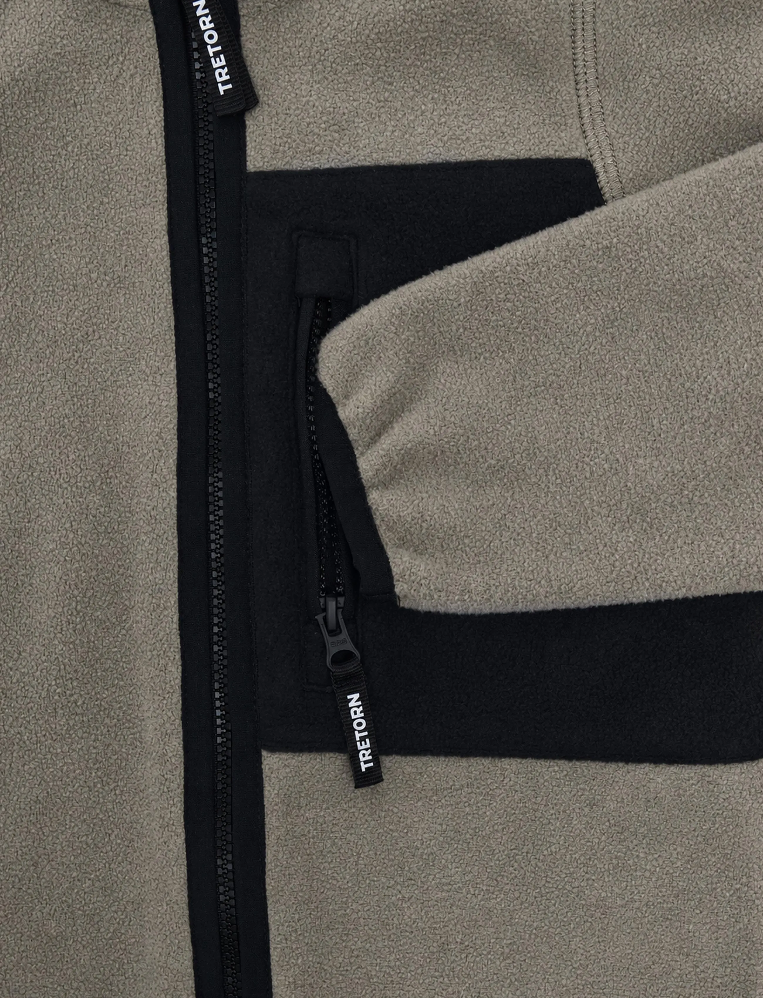 Tretorn - SCOUT WIND FLEECE JACKET - insulated jackets - 533/smokey olive - 3