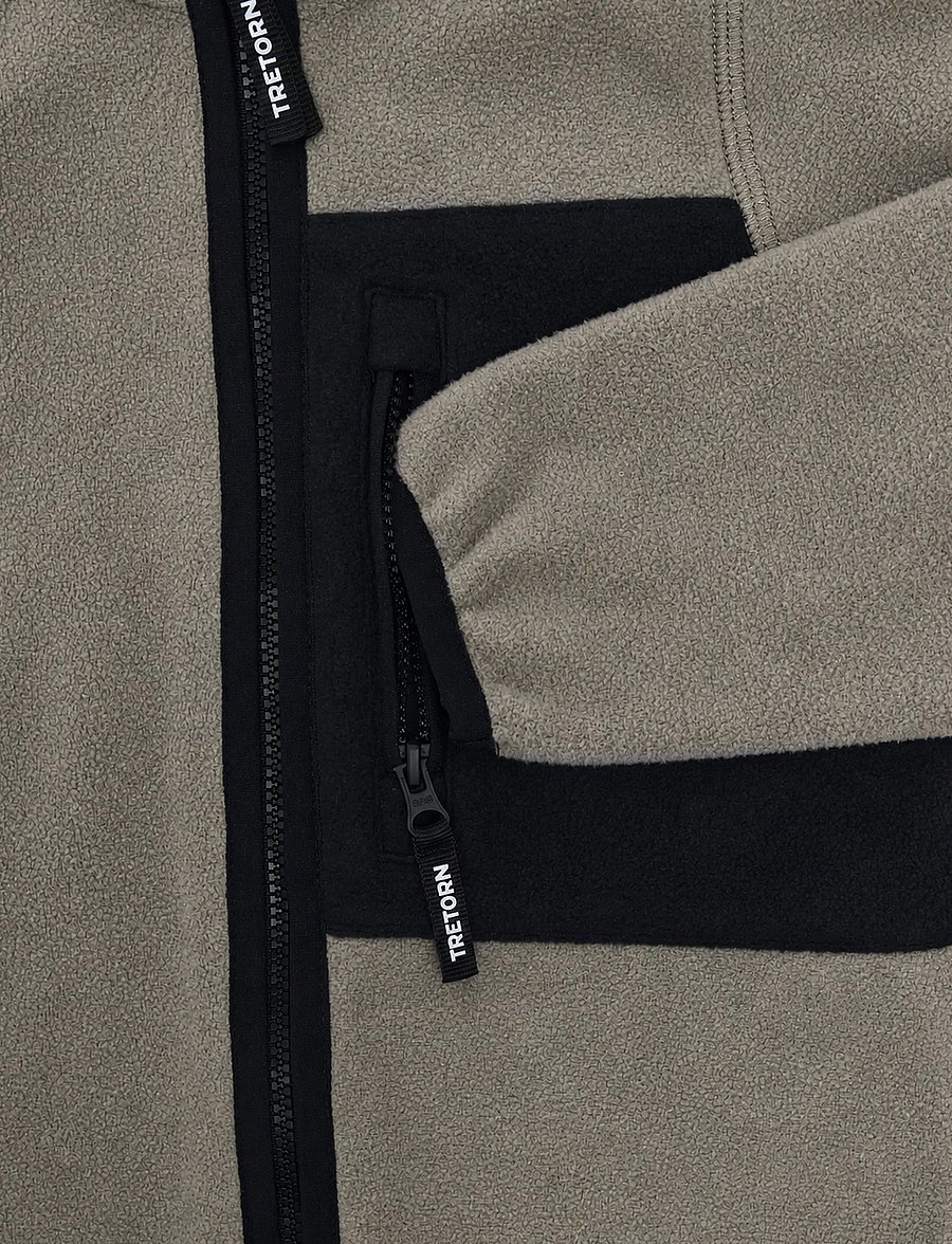 Tretorn - SCOUT WIND FLEECE JACKET - paksud joped - 533/smokey olive - 3