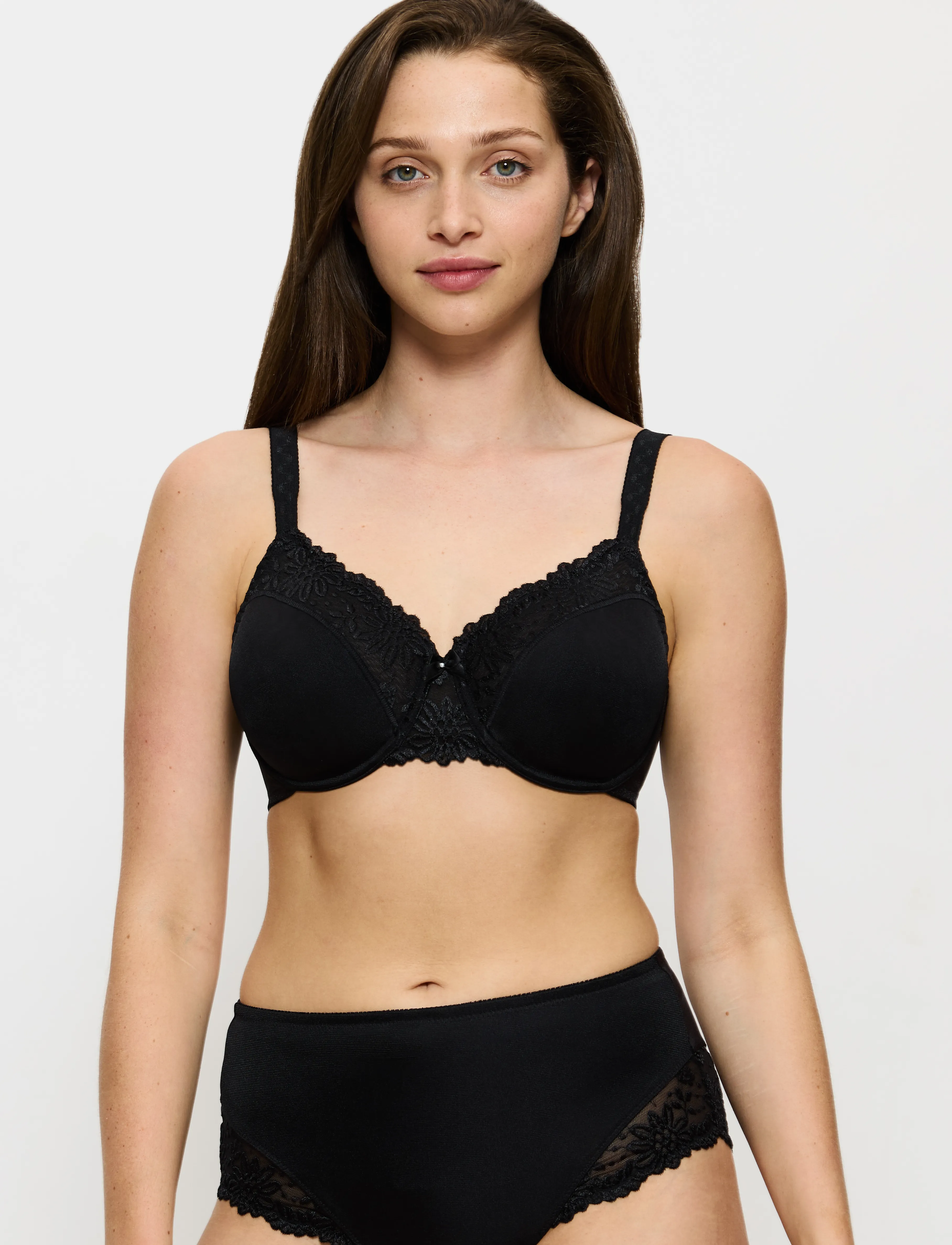 Triumph Ladyform Soft W X, Kvinder, Blonde Bh, Sort, Str: 90 C