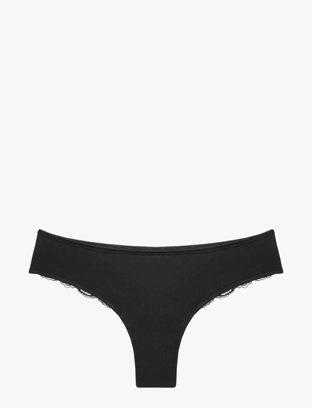 Triumph Lovely Micro Brazilian String - Trusser - BLACK / black