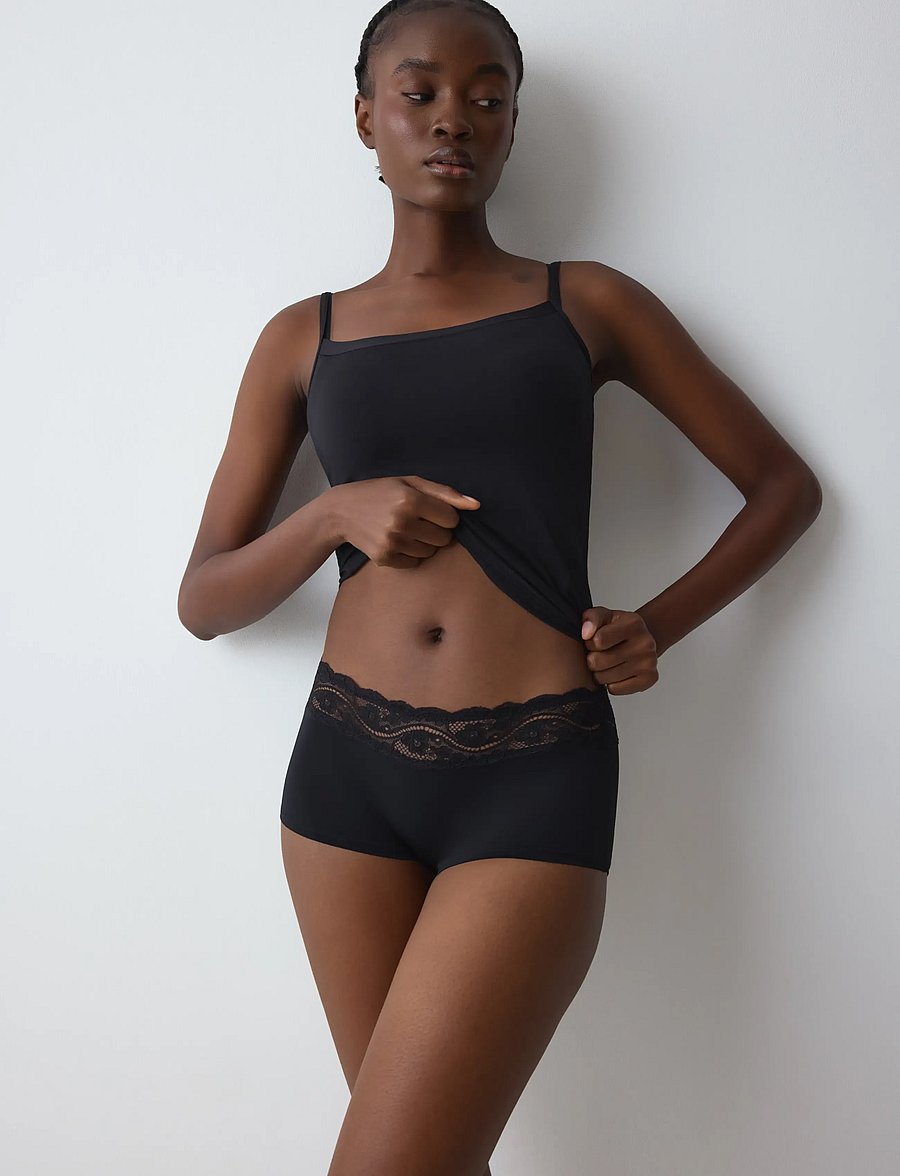 Triumph - Lovely Micro Short - hipster & boyshorts - black - 4