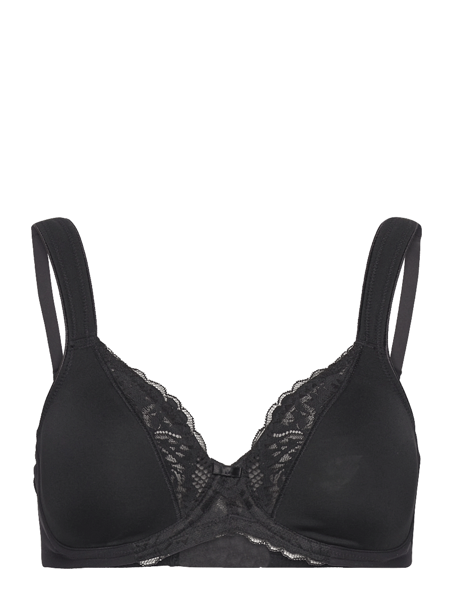 Triumph - Modern Lace+Cotton W - full-cup rinnahoidjad - black - 1