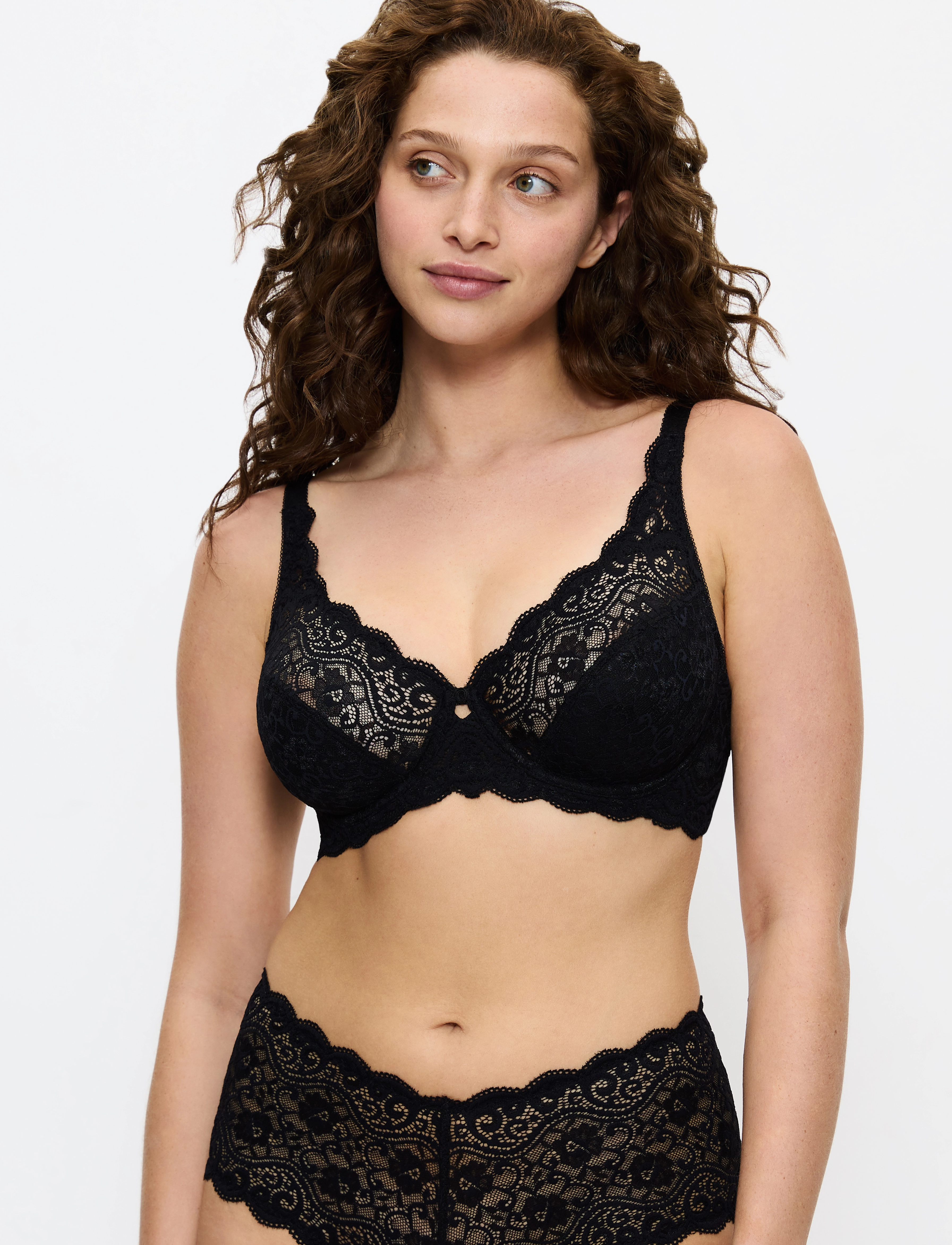 Triumph Amourette W, Kvinder, Blonde BH, Sort, Str: 80 D