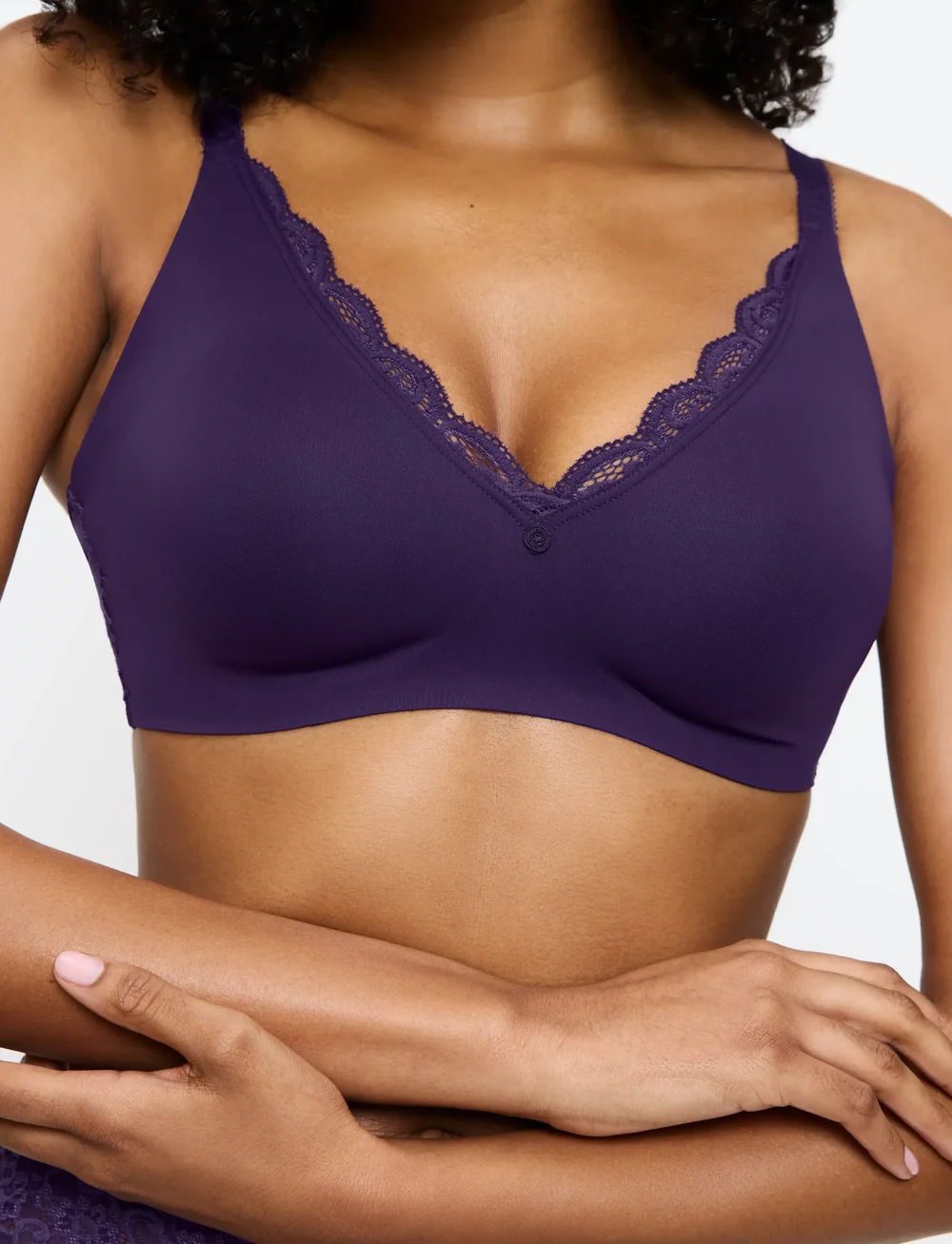 Triumph - Amourette N01 - non wired bras - royal purple - 3