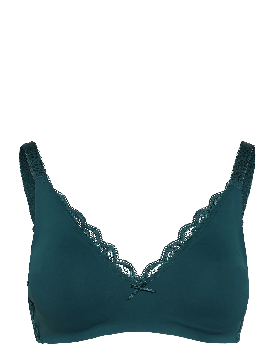 Triumph - Amourette N01 - bh'er uden bøjle - teal green - 0