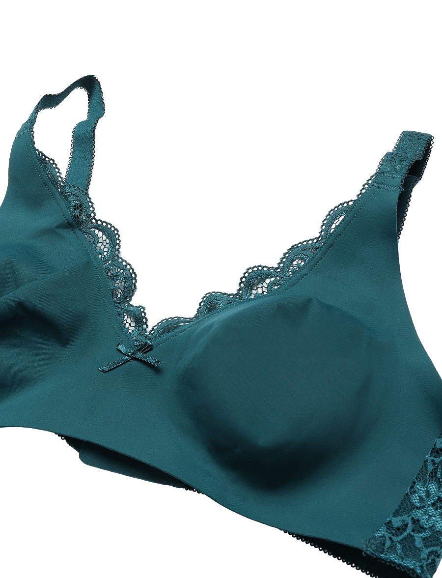 Triumph - Amourette N01 - bh'er uden bøjle - teal green - 2