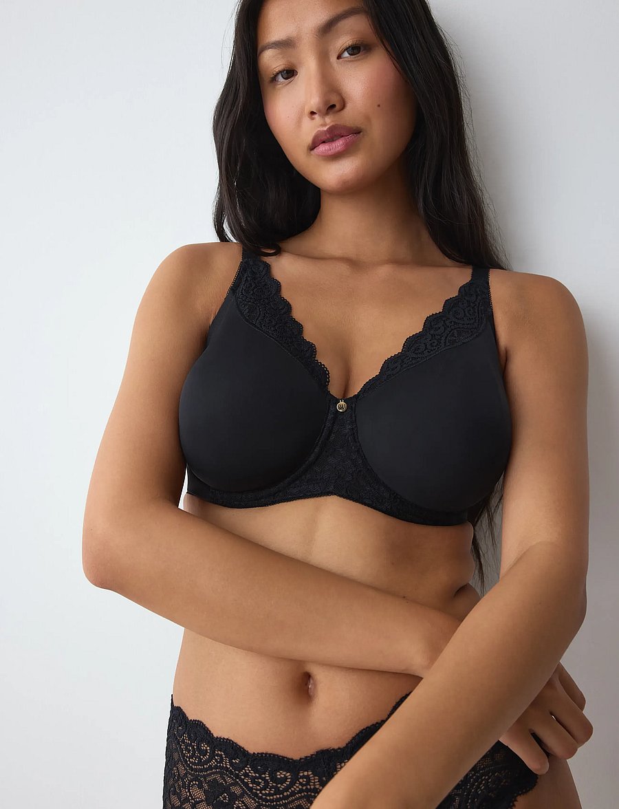 Triumph - Amourette Minimizer W01 - tugikaartega rinnahoidjad - black - 4