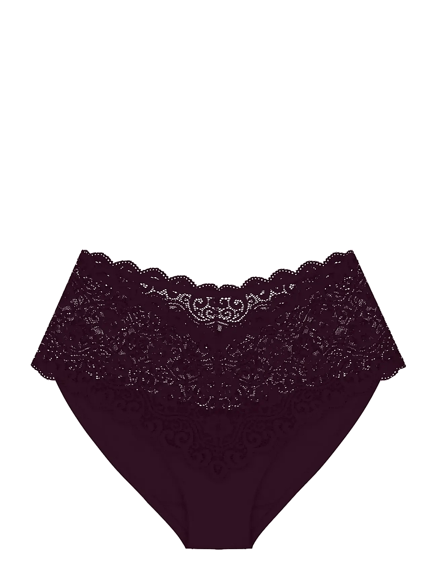 Triumph - Amourette Maxi - midi & maxi slips - claret - 0