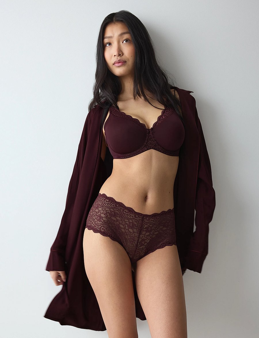 Triumph - Amourette Maxi - midi & maxi slips - claret - 3