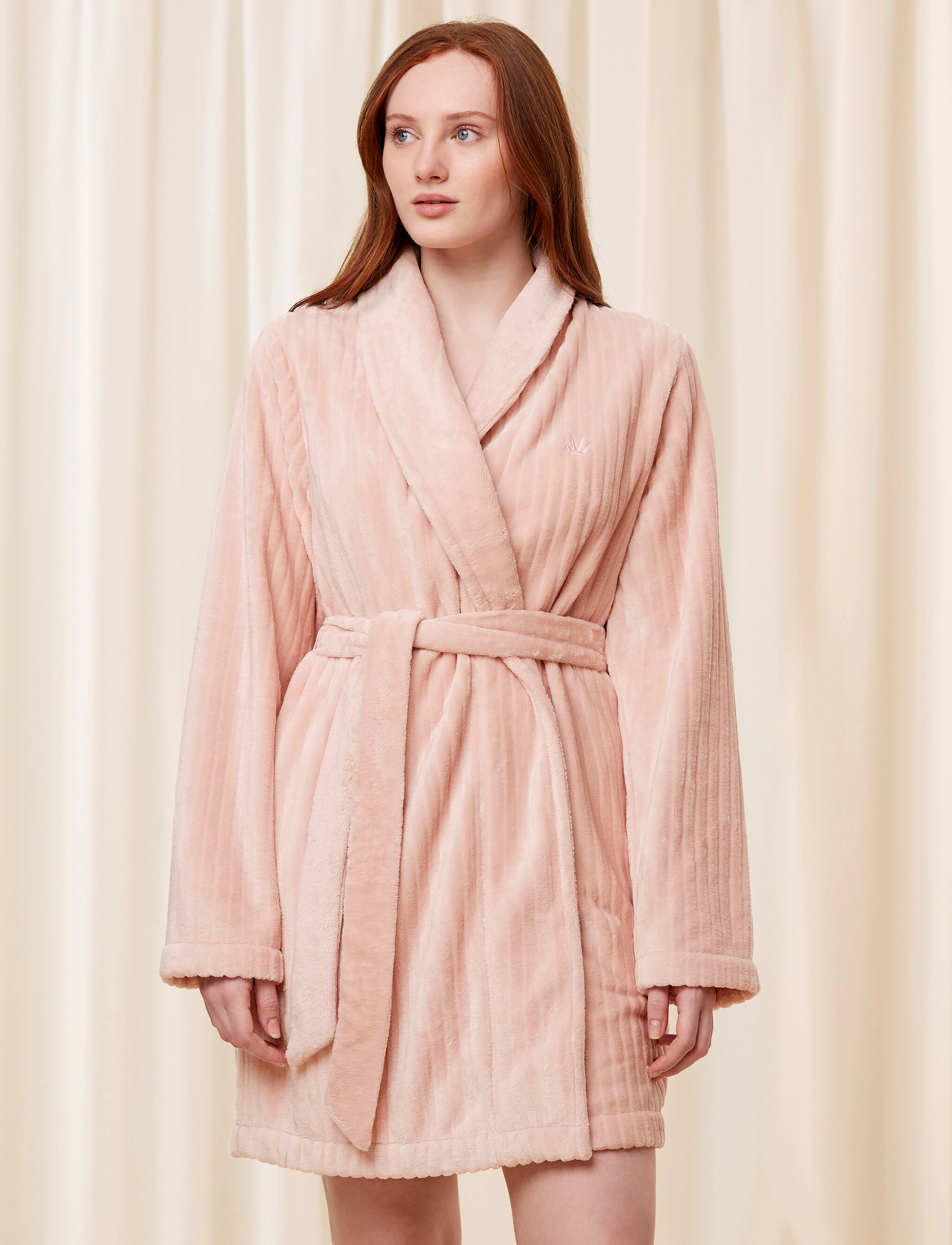 Triumph - Robes Fleece Robe 3/4 - light pink - 3