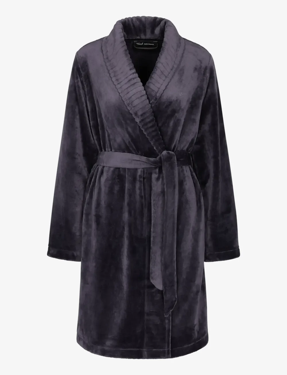 Triumph - Robes Fleece Robe 01 - bademäntel - ink gray - 1