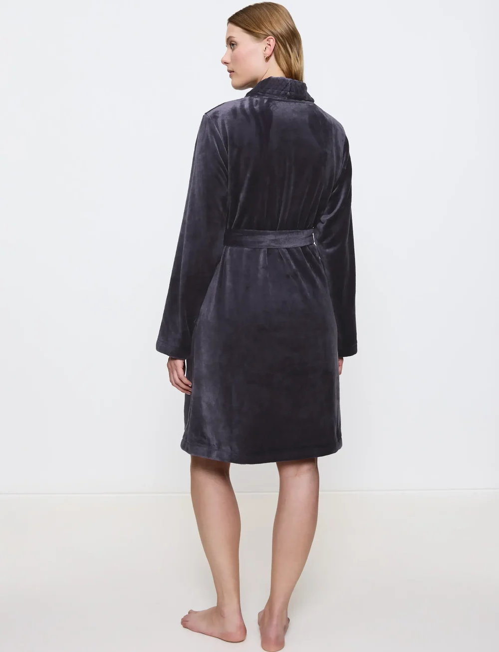 Triumph - Robes Fleece Robe 01 - bademäntel - ink gray - 2