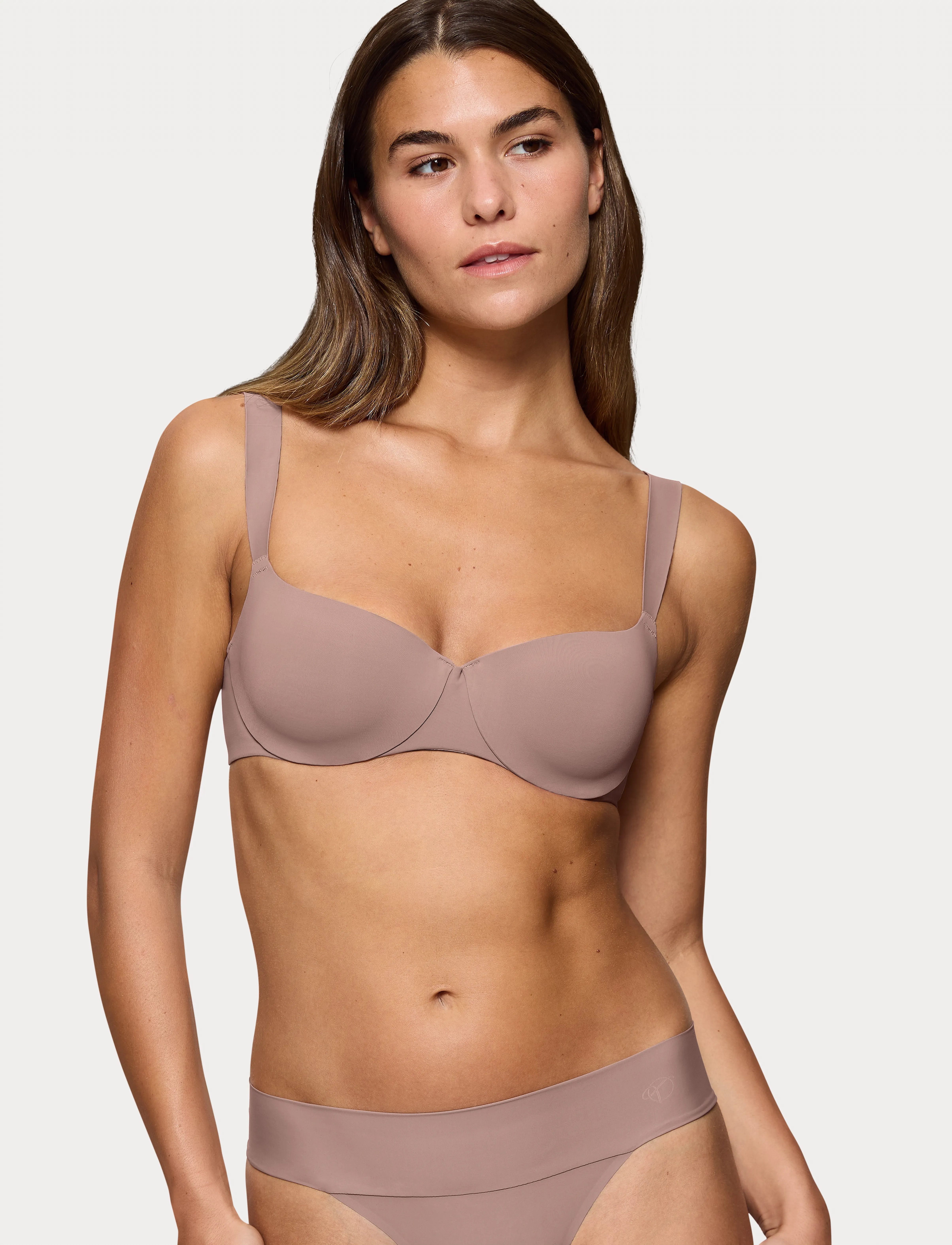 Triumph Body Make-Up Illusion Balconette Ex, Kvinder, Balconette BH, Beige, Str: 90 D