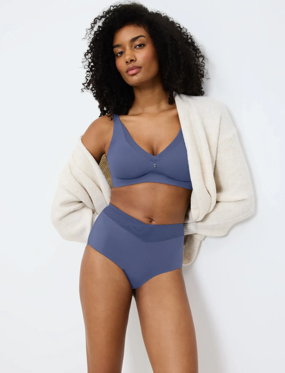 Triumph - True Shape Sensation T Maxi - midi & maxi slips - vintage denim - 4