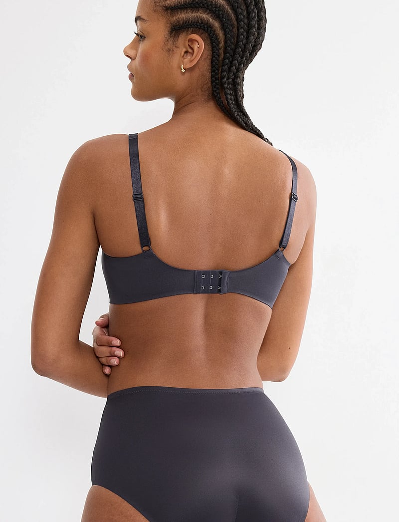 Triumph - True Shape Sensation T N01 - bygellösa bh:ar - ink gray - 2