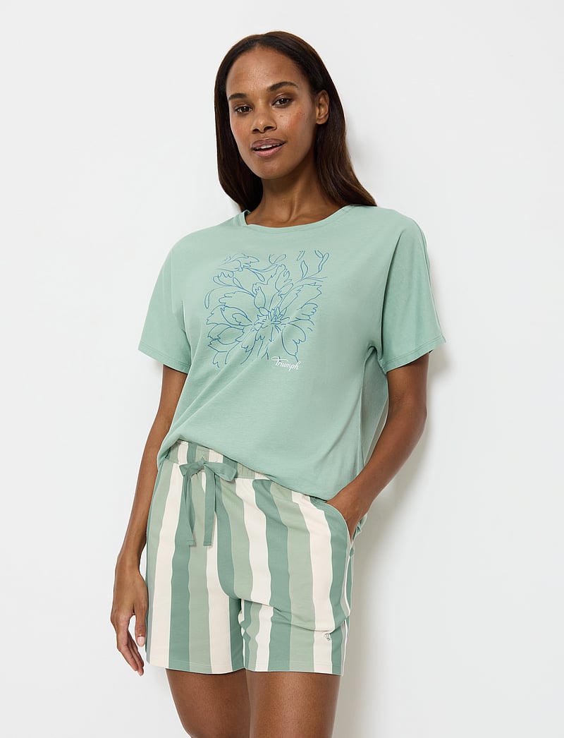 Triumph - Mix & Match Shorts - pyjamasshorts - green - dark combination - 3