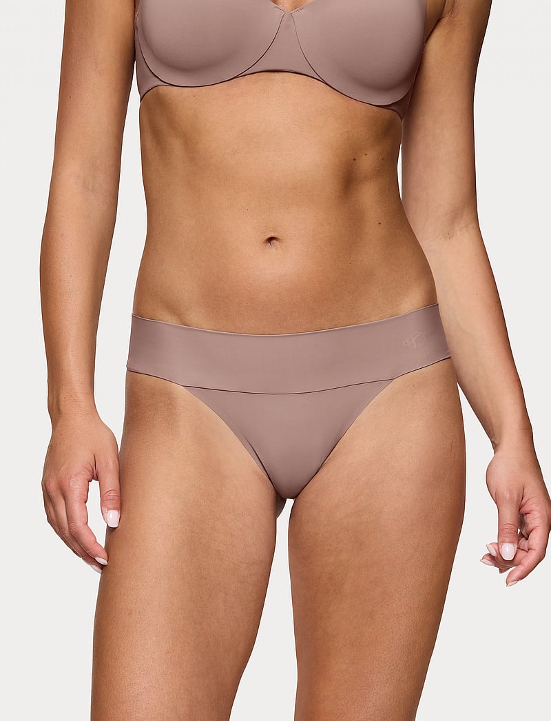 Triumph - Body Make-Up Illusion String EX - stringtrosor - chocolate mousse - 0