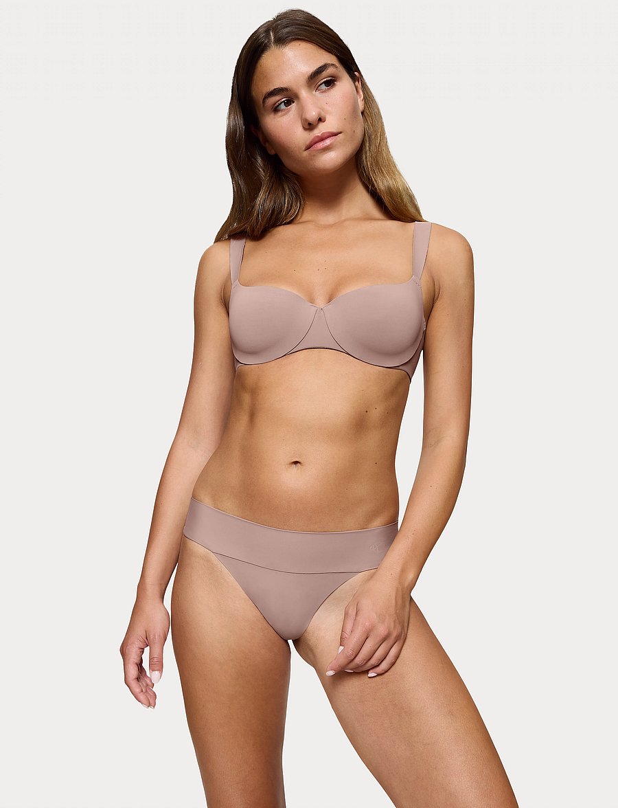Triumph - Body Make-Up Illusion String EX - tangas - chocolate mousse - 3
